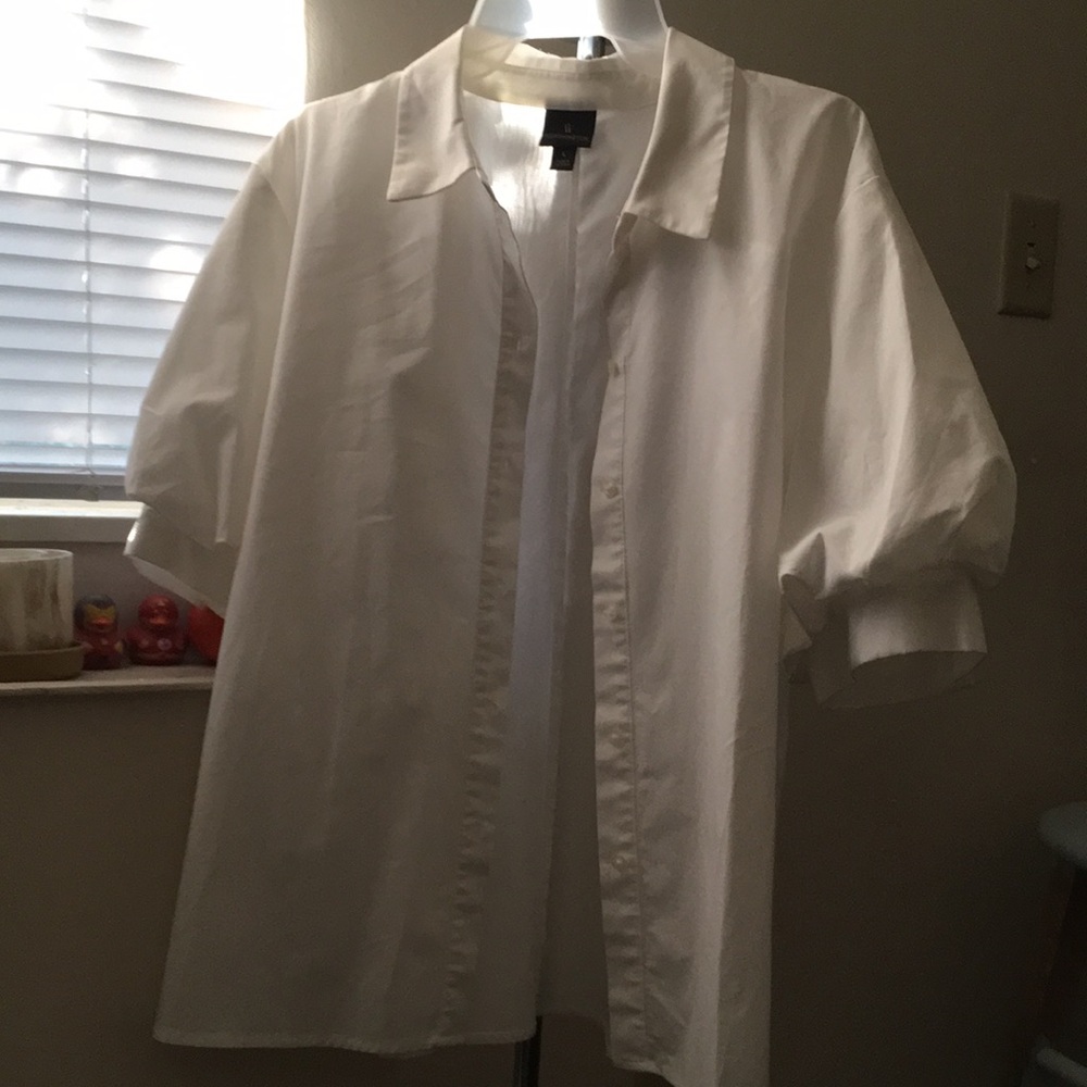 White Button-Up Shirt